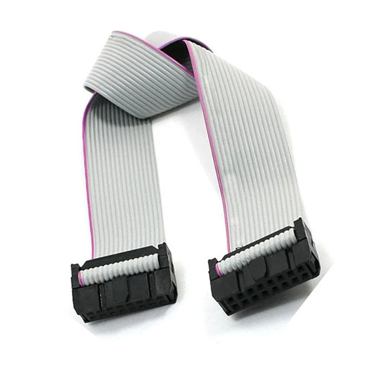 สายเคเบิลหุ้มฉนวน Flex Flat Ribbon แบบพีวีซี 16 พิน