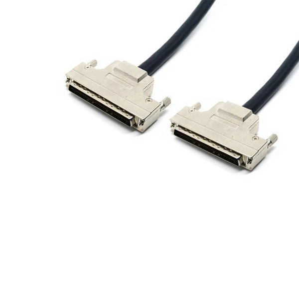 SCSI HD 100 Pin Male Cable Assembly