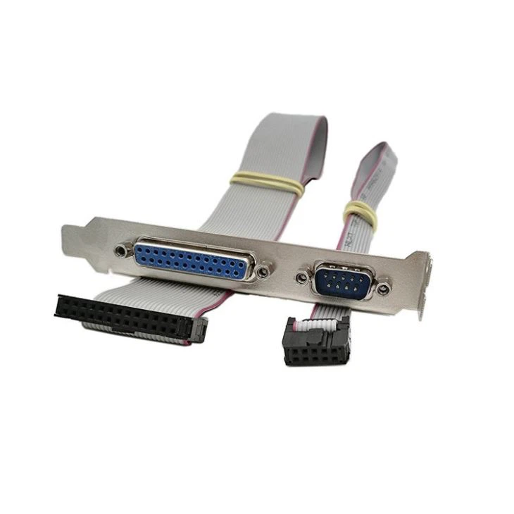 Panel Slot Plate DB25 to IDC 26 Pin DB9 to IDC10 Adapter