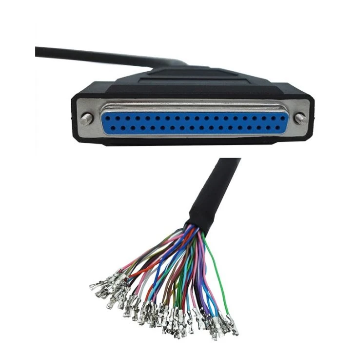 D-sub 37 pin female open end tinned Cable