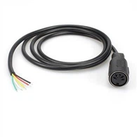 คีย์บอร์ด 5 Pin Din Female Open Midi Cable